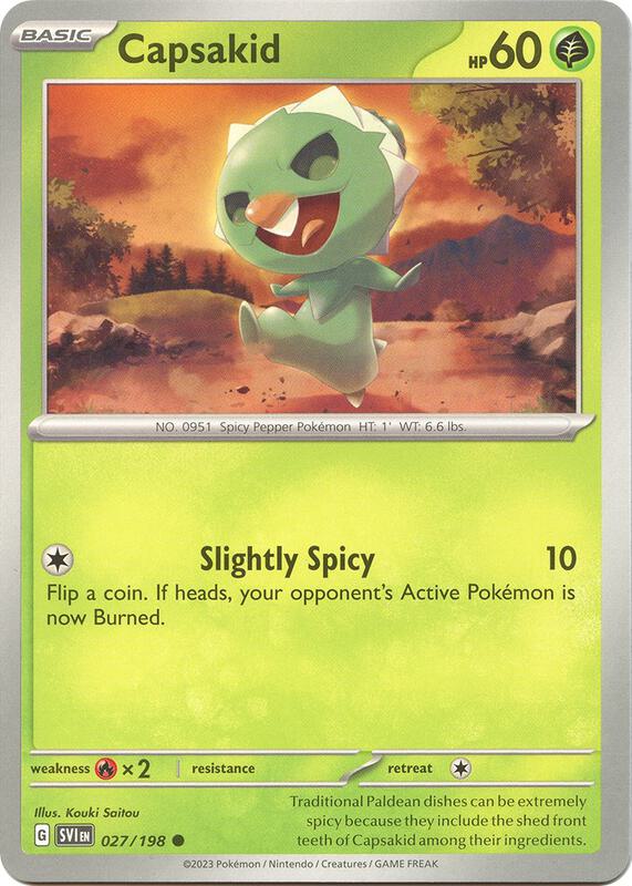 Capsakid 027/198 from SV01: Scarlet & Violet Base Set