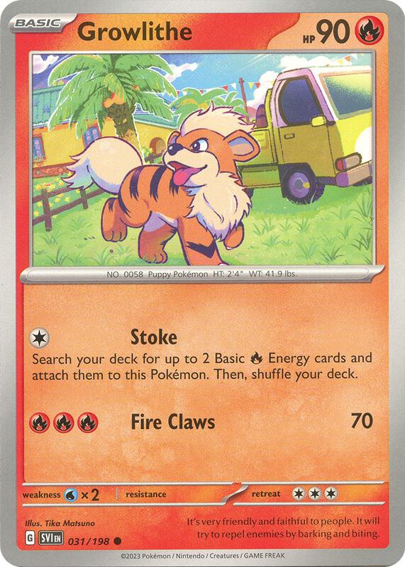Growlithe 031/198 from SV01: Scarlet & Violet Base Set