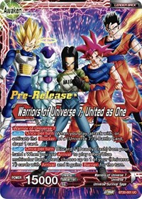 Android 17 // Warriors of Universe 7, United as One card art