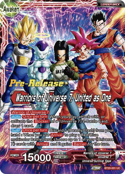 dragon ball super card game series 7 pre-release set TCG: Masters Event Pack 7 - Promotion