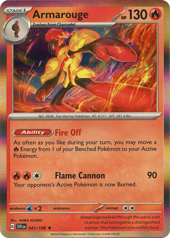 Armarouge 041/198 from SV01: Scarlet & Violet Base Set