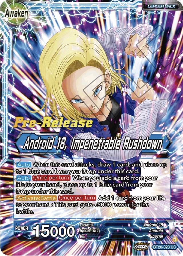その他 ReZARDxMasatoYamaguchiExTradingCard18KGP Android 18 // Android 18, Impenetrable Rushdown - Power Absorbed