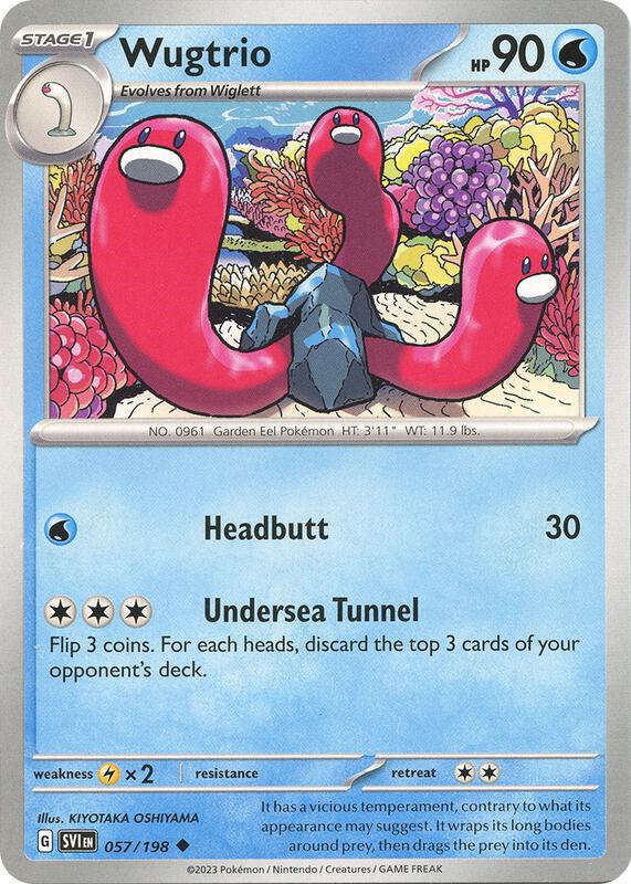 Wugtrio 057/198 from SV01: Scarlet & Violet Base Set