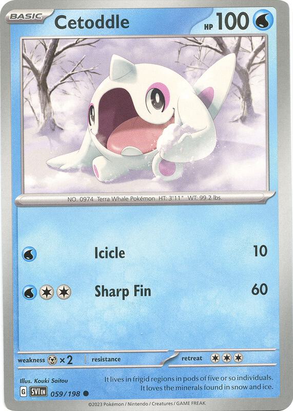 Cetoddle 059/198 from SV01: Scarlet & Violet Base Set