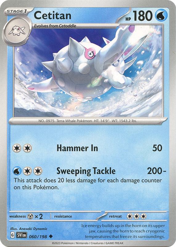 Cetitan 060/198 from SV01: Scarlet & Violet Base Set