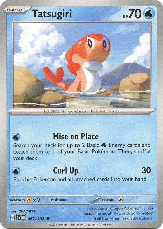 Tatsugiri 062/198 from SV01: Scarlet & Violet Base Set