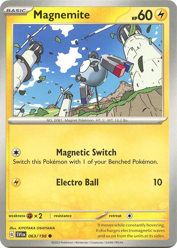 Magnemite 063/198 from SV01: Scarlet & Violet Base Set