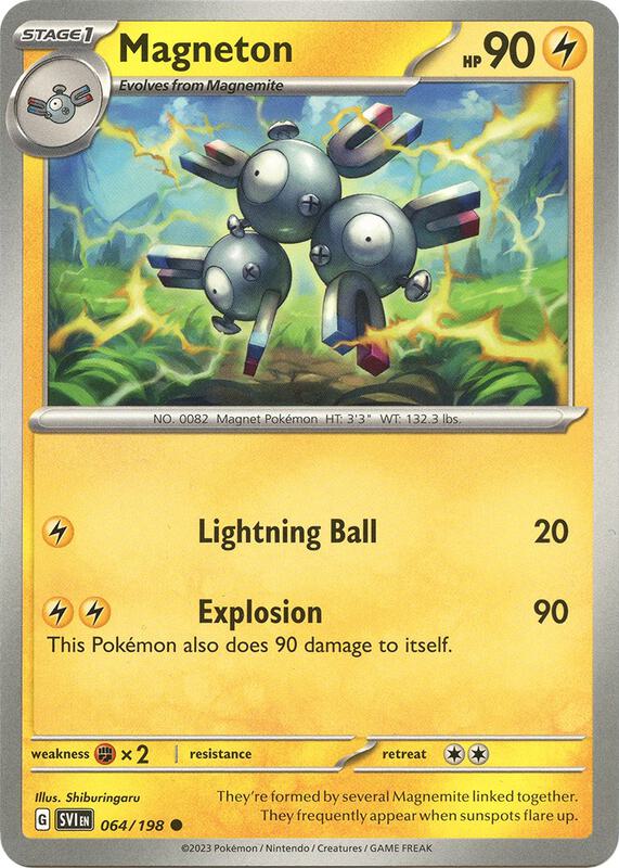Magneton 064/198 from SV01: Scarlet & Violet Base Set