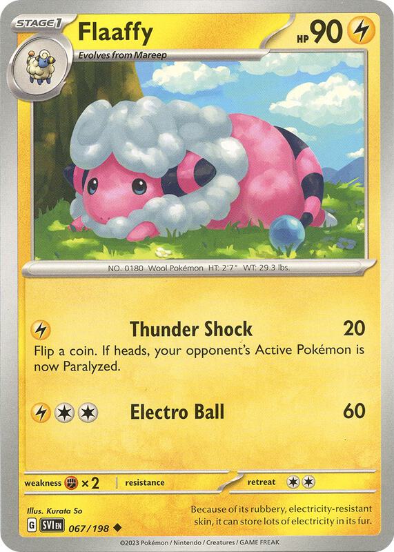 Flaaffy 067/198 from SV01: Scarlet & Violet Base Set