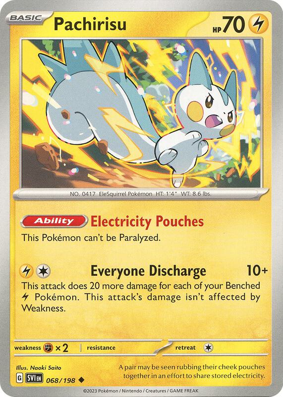 Pachirisu 068/198 from SV01: Scarlet & Violet Base Set