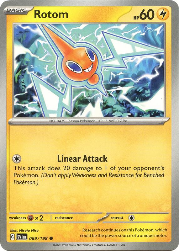 Rotom 069/198 from SV01: Scarlet & Violet Base Set