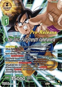 Son Goku, Full-Strength Kamehameha card art