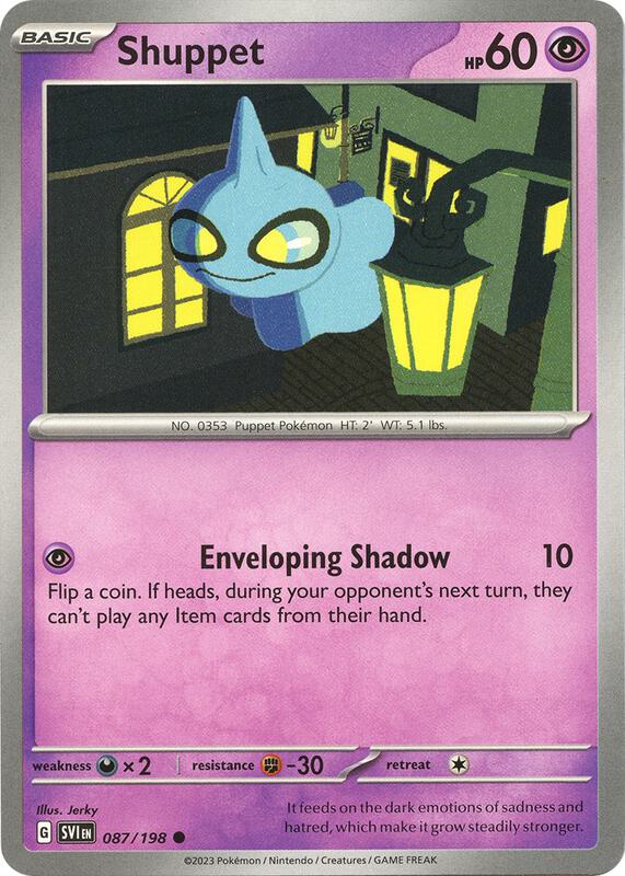 Shuppet 087/198 from SV01: Scarlet & Violet Base Set