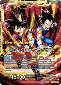 SS Vegito // Son Goku & Vegeta, Path to Victory card art