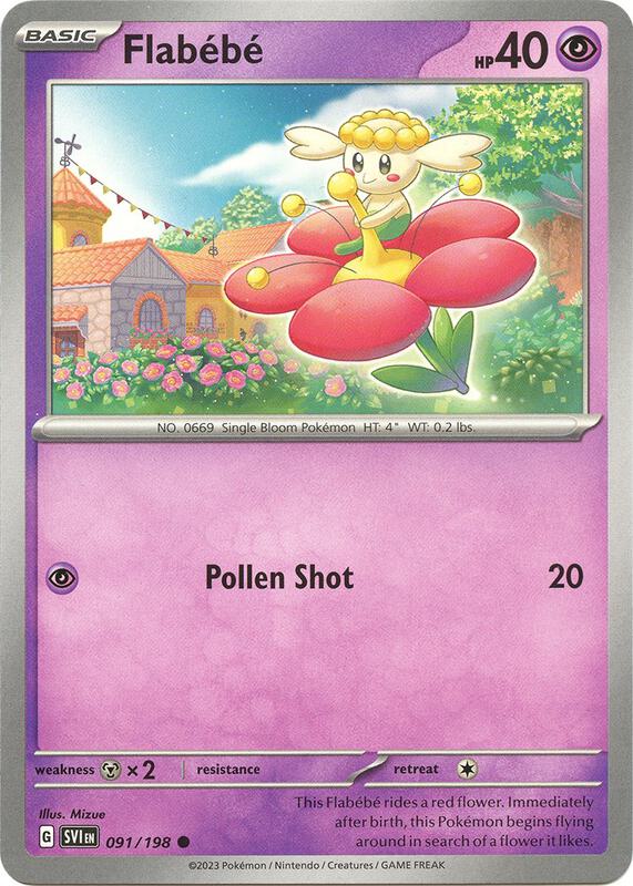 Flabebe 091/198 from SV01: Scarlet & Violet Base Set
