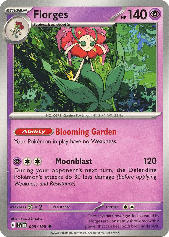Florges 093/198 from SV01: Scarlet & Violet Base Set
