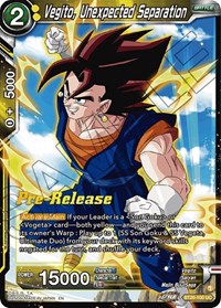 Vegito, Unexpected Separation card art