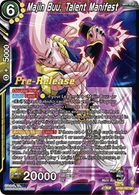 Majin Buu, Talent Manifest card art