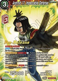 Android 17, Impeccable Defense card art