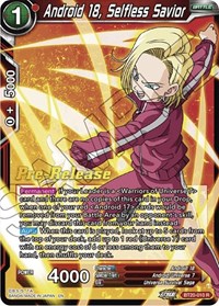 Android 18, Selfless Savior card art