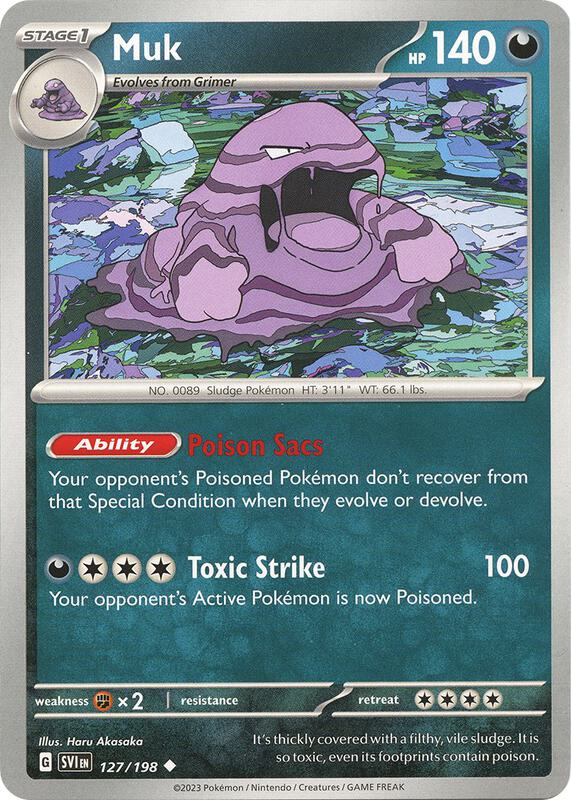 Muk 127/198 from SV01: Scarlet & Violet Base Set