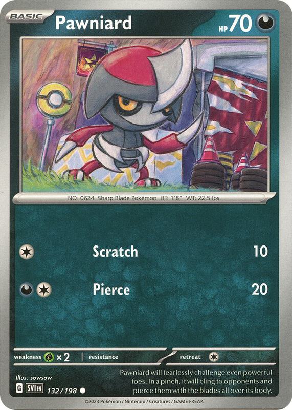 Pawniard 132/198 from SV01: Scarlet & Violet Base Set
