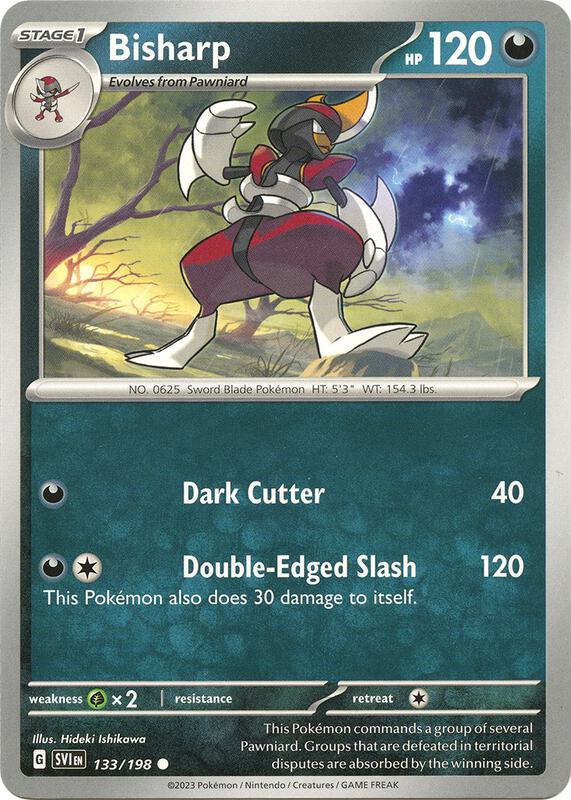Bisharp 133/198 from SV01: Scarlet & Violet Base Set