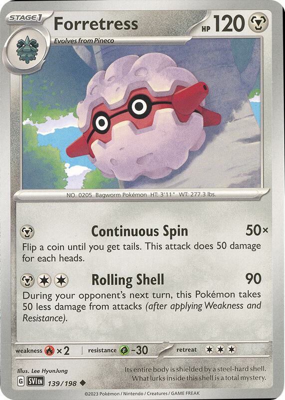 Forretress 139/198 from SV01: Scarlet & Violet Base Set