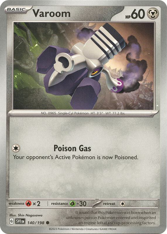 Varoom 140/198 from SV01: Scarlet & Violet Base Set