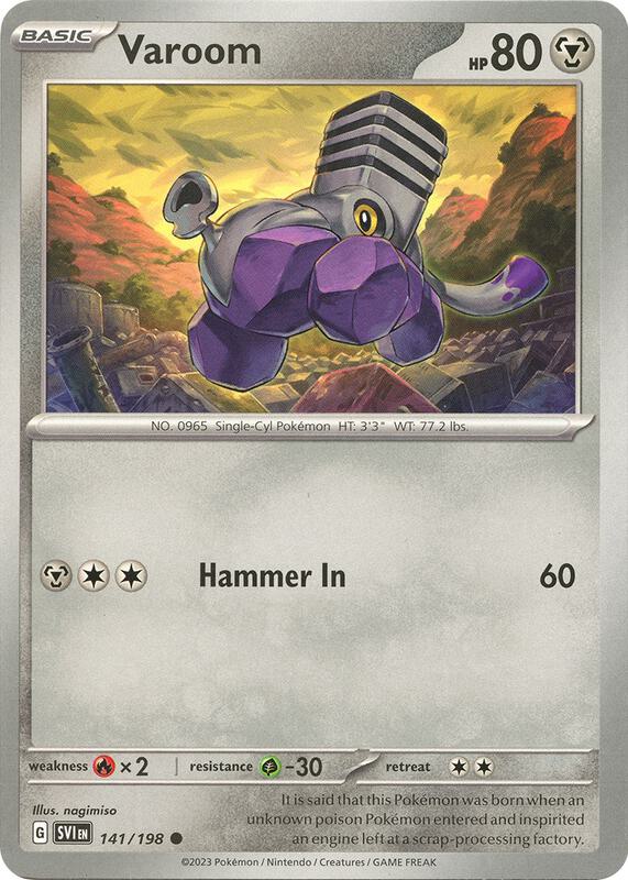 Varoom 141/198 from SV01: Scarlet & Violet Base Set