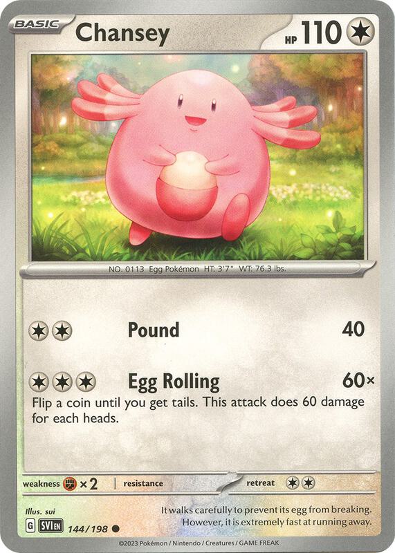 Chansey 144/198 from SV01: Scarlet & Violet Base Set