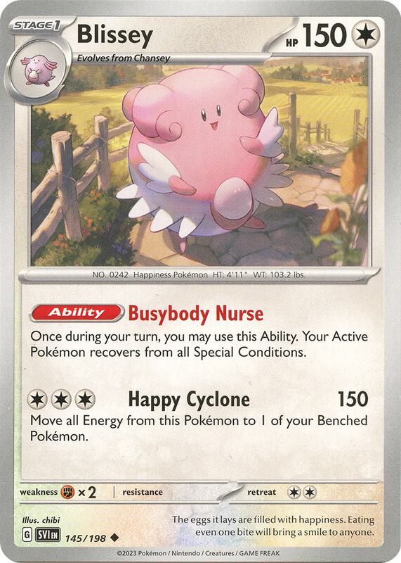 Blissey 145/198 from SV01: Scarlet & Violet Base Set