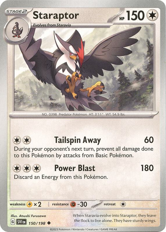 Staraptor 150/198 from SV01: Scarlet & Violet Base Set