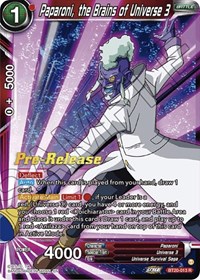 Paparoni, the Brains of Universe 3 card art