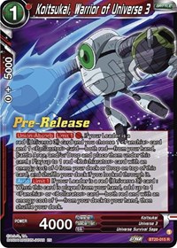 Koitsukai, Warrior of Universe 3 card art