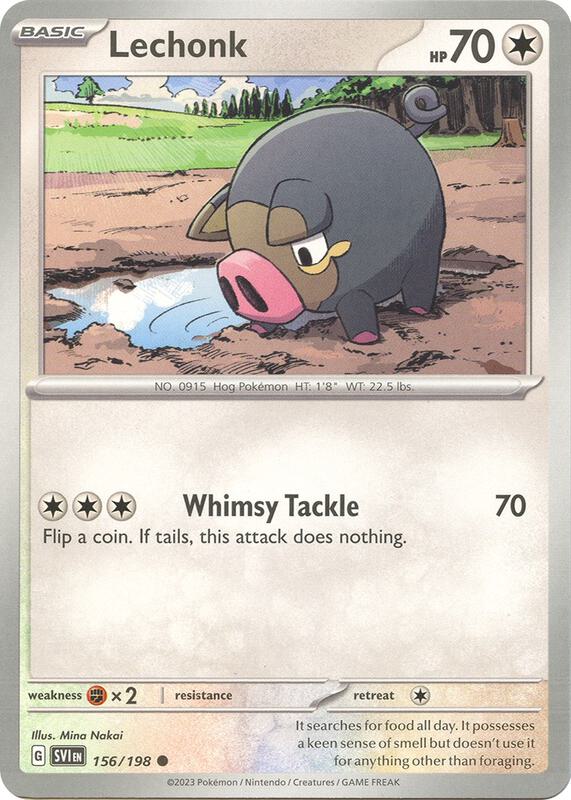 Lechonk 156/198 from SV01: Scarlet & Violet Base Set