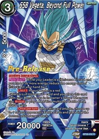 SSB Vegeta, Beyond Full Power card art
