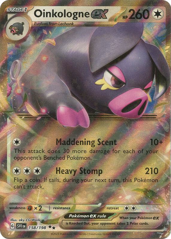 Oinkologne ex 158/198 from SV01: Scarlet & Violet Base Set
