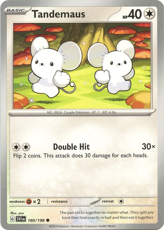 Tandemaus 160/198 from SV01: Scarlet & Violet Base Set