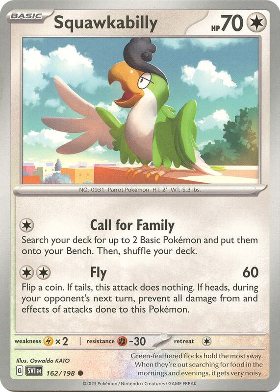 Squawkabilly 162/198 from SV01: Scarlet & Violet Base Set