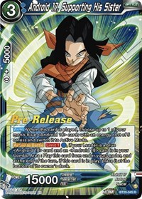 Android 17, Supporting His Sister card art