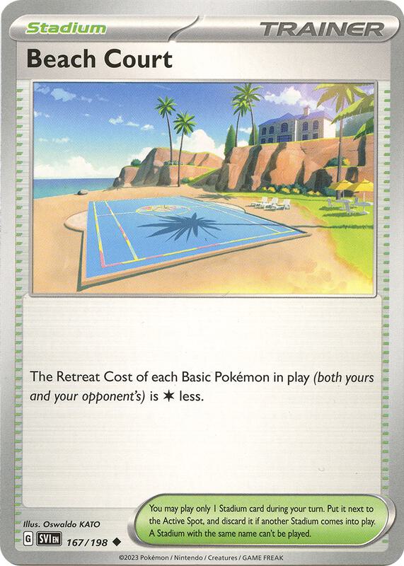 Beach Court 167/198 from SV01: Scarlet & Violet Base Set