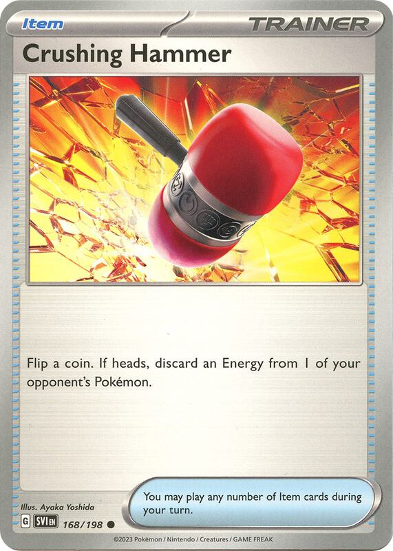 Crushing Hammer 168/198 from SV01: Scarlet & Violet Base Set