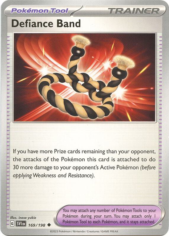 Defiance Band 169/198 from SV01: Scarlet & Violet Base Set