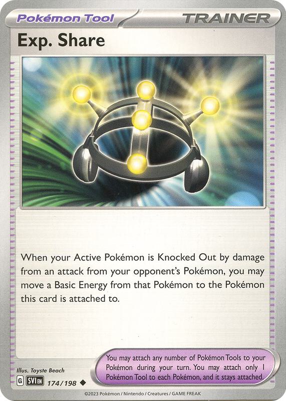 Exp. Share 174/198 from SV01: Scarlet & Violet Base Set