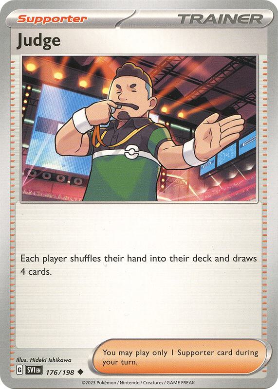 Judge 176/198 from SV01: Scarlet & Violet Base Set