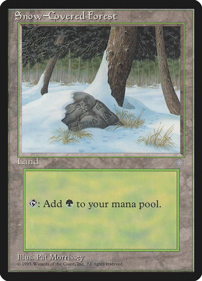 Snow-Covered Forest - Ice Age - Magic: The Gathering - TCGplayer.com