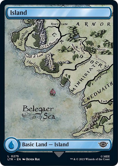 Island - Universes Beyond: The Lord of the Rings: Tales of Middle-earth
