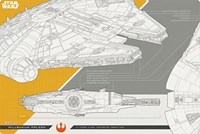 Bushiroad Rubber Mat Collection V2 Vol.575: STAR WARS - Millennium Falcon · Bushiroad Playmats