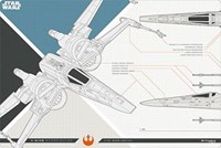 Bushiroad Rubber Mat Collection V2 Vol.576: STAR WARS - X-wing Starfighter · Bushiroad Playmats